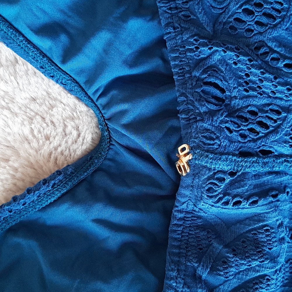 PILYQ Vibrant Torquoise Maillot Tank Large - Picture 4 of 8